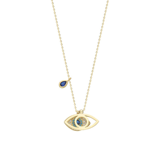 AUGENKETTE CRYSTAL HALSKETTE (8500931789143)