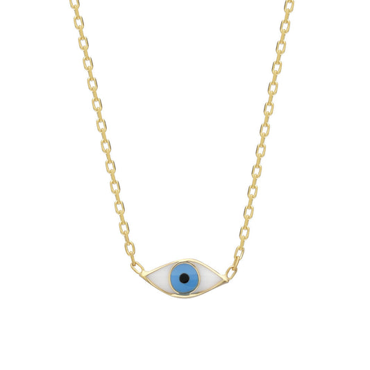 COLORFULL MINI EYE NECKLACE (8524014551383)
