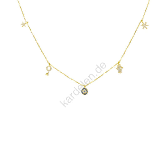 Charm Nazar Kette (7017450831917)