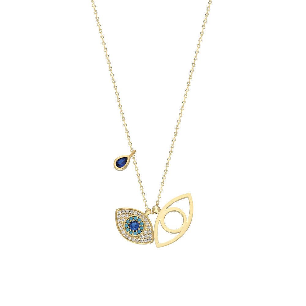 AUGENKETTE CRYSTAL HALSKETTE (8500931789143)