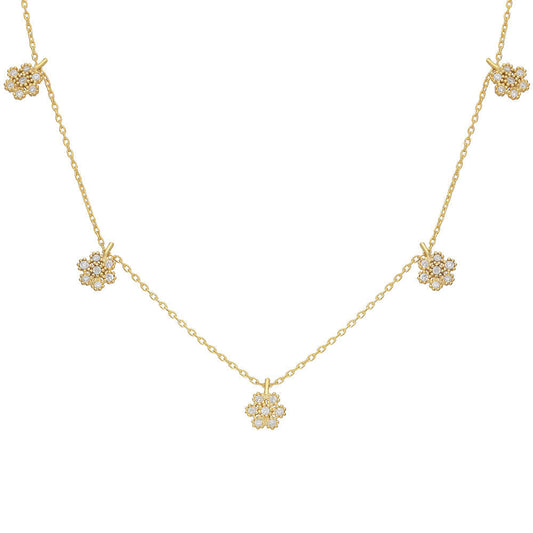 ZIRKONIA DAISY HALSKETTE (8512604995927)